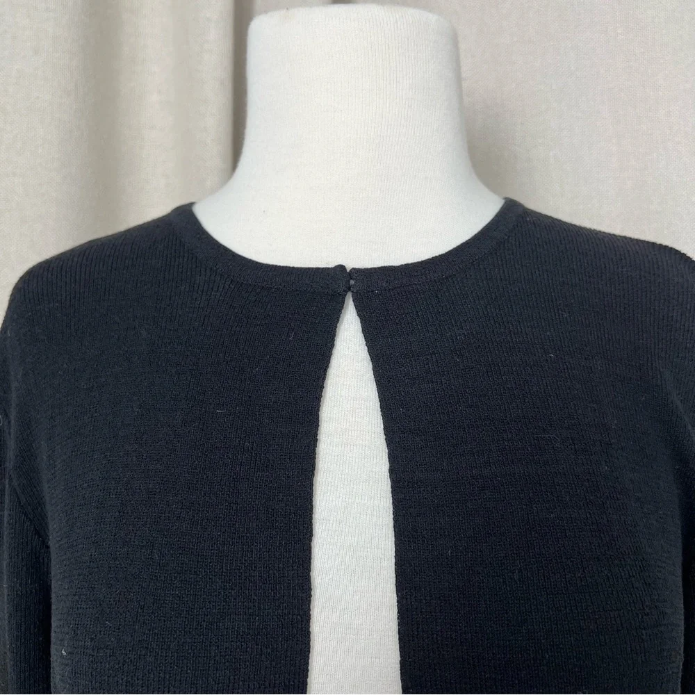MOSCHINO Jeans Cardigan EU Size 38 US 4 Black